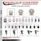 Service Caster 3'' Nylon Wheel Swivel 1-1/8'' Expanding Stem Caster SCC-EX20S314-NYS-118 - alternate 2